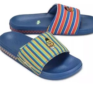 Vans x Sesame Street Ernie and Bert La Costa Slides Mens size 11